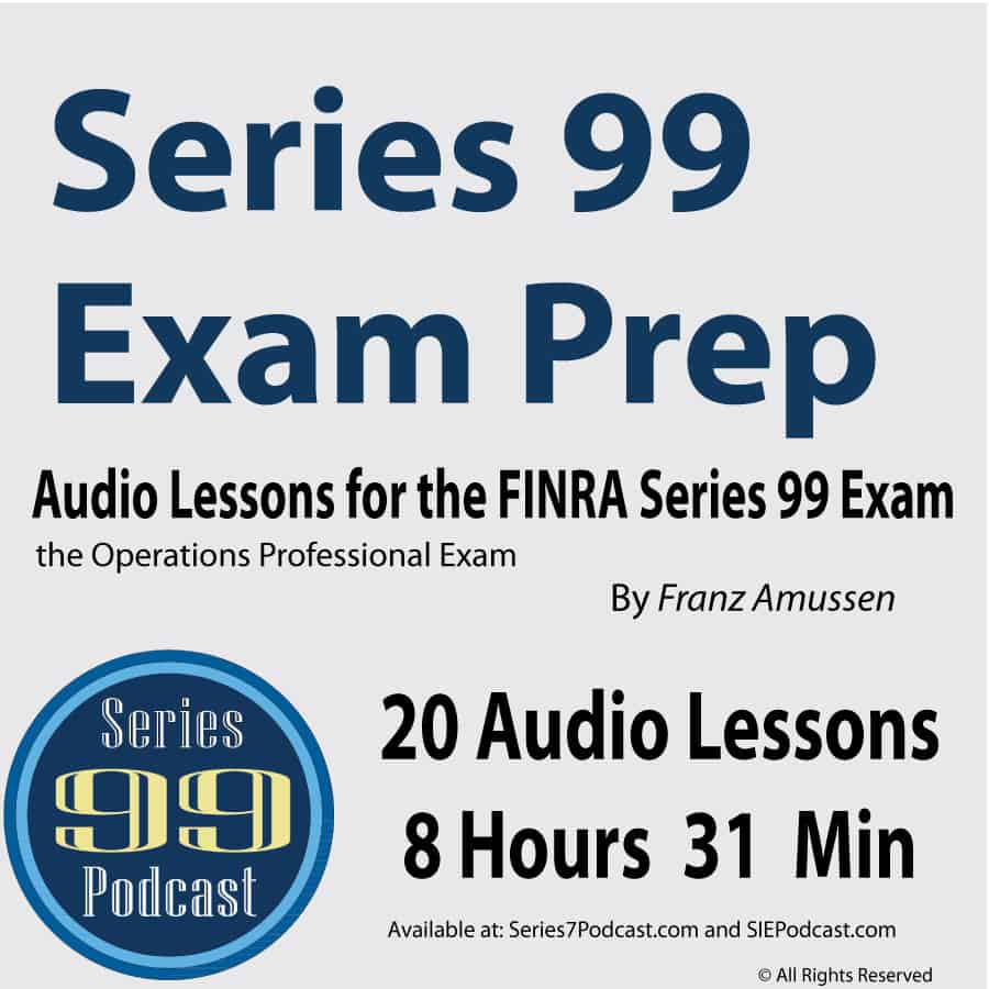 FINRA Series 99 Exam Prep: Audio Lessons for the FINRA Series 99 Exam
