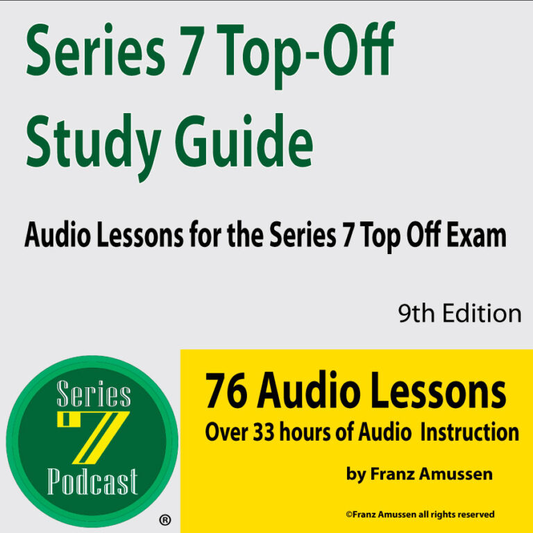 Series 7 Exam Audio Lessons